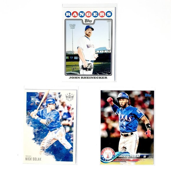 Texas Rangers 9 Card Lot - BSBL [28_1] - Picture 3 of 8